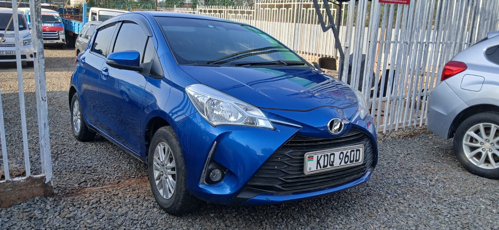 Blue Toyota Compact